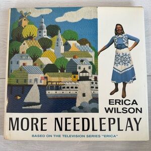Vintage More Needleplay Book by Erica Wilson 1970’s